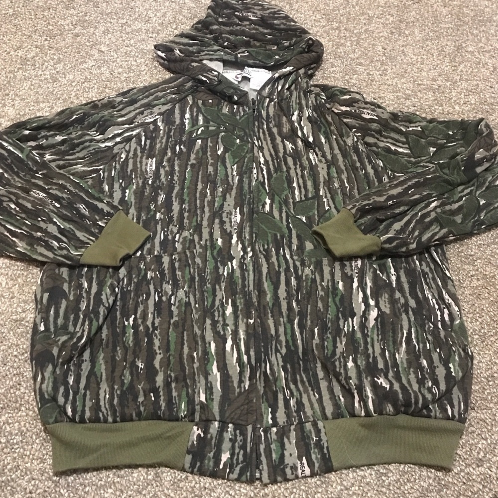 vintage camo hoodie